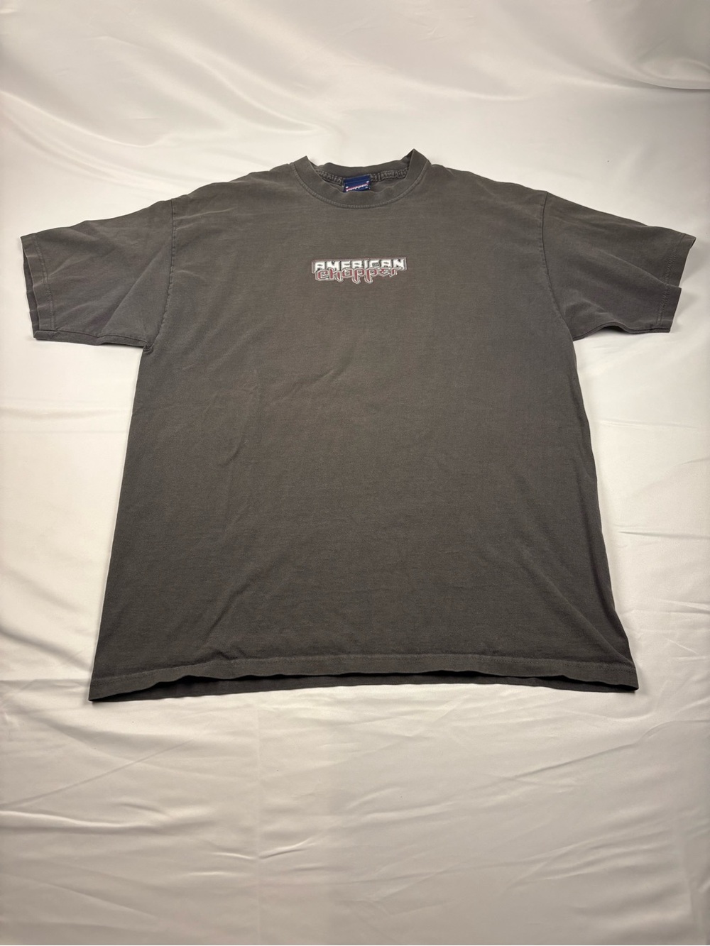 American Chopper Black Widow Motorcycle Graphic T Shirt XL Vintage Style